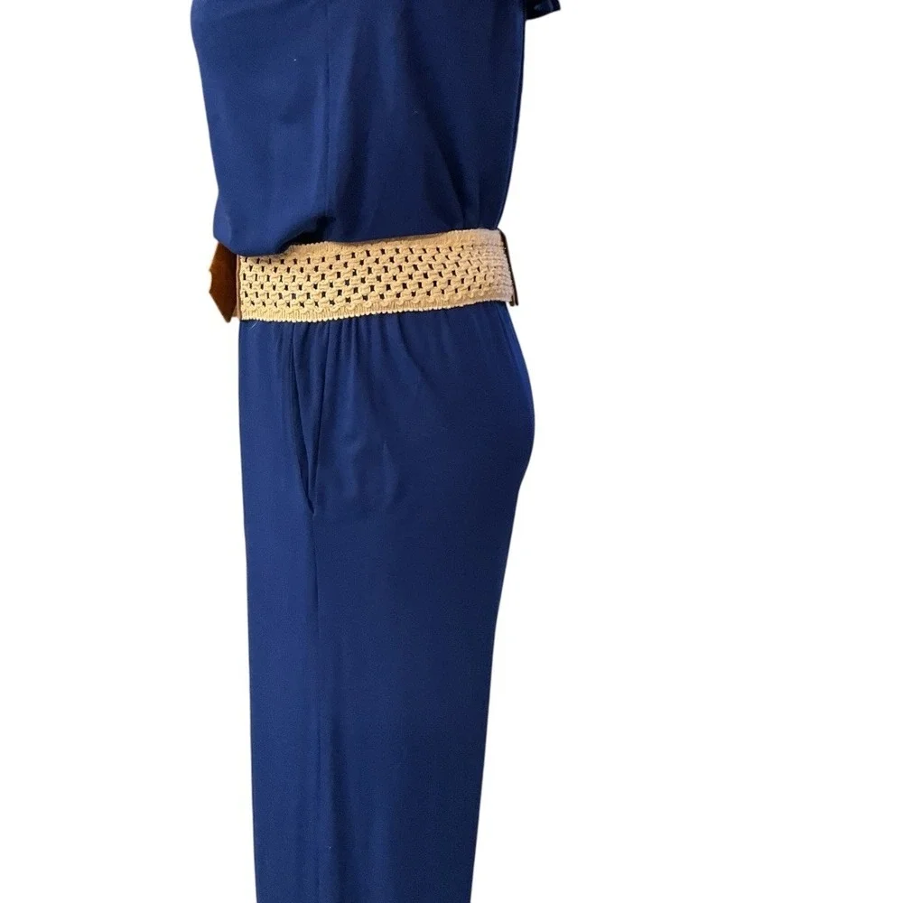 Boho Woven Lacey Waist Belt with Bow Suede Accent‎ Snap Back Stretch Cream Brown